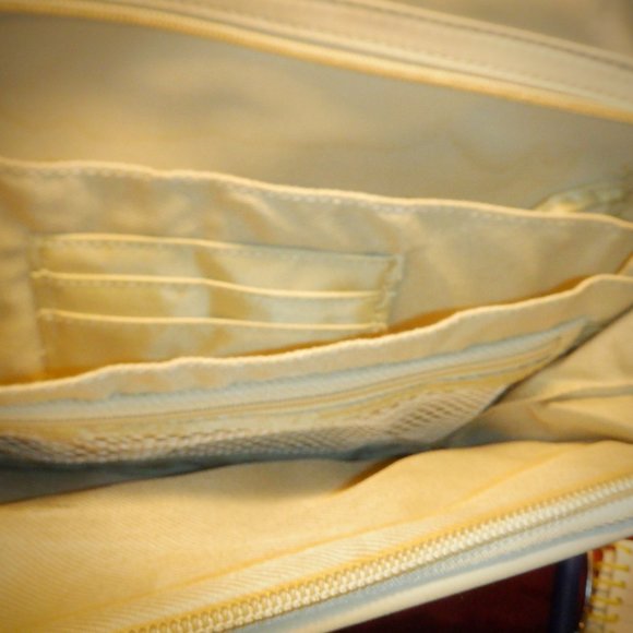 ~~~ CROSS BODY / SHOULDER Type Strap ~ HANDBAG with 3 Zippered Compartments - Picture 5 of 7